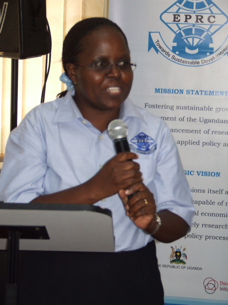 Dr. Sarah Ssewanyana, Executive Director, EPRC