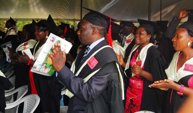 Graduands at the 63rd Graduation Ceremony, Day 4 Friday 25th Jan 2013, Makerere University, Kampala Uganda