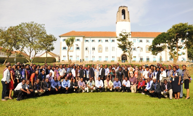 Participants and Facilatators of the CARTA Capacity Development Joint Training Workshop for University Administrators and Faculty hosted by DRGT, 21-23 July 2014, Makerere University, Kampala Uganda