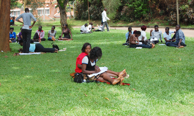 Students at the Main Campus