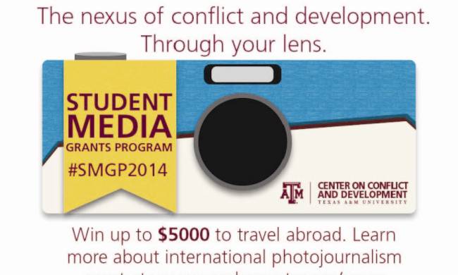 The Student Media Grants Program #SMGP at Texas A&M University funded by the Howard G. Buffett Foundation