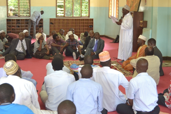 A cross section of attendants at the Dua