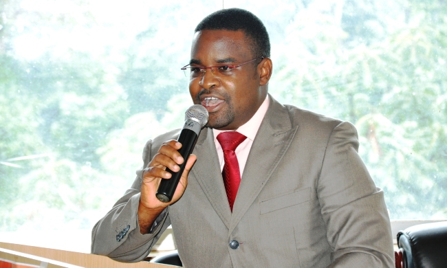 Dr. Robert Wamala-CoBAMS presented the 11th PhD Dissemination series on
