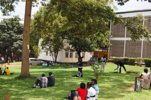 Students at Makerere University