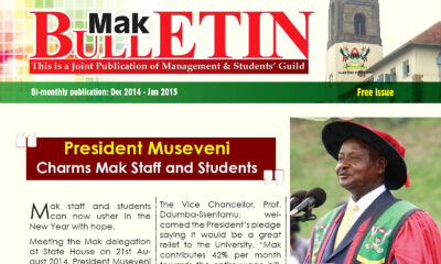 Mak News Bulletin Dec 2014-Jan 2015 Issue.