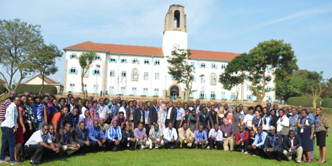 Administrators from CARTA  at Makerere University July 21 - 23, 2014.
