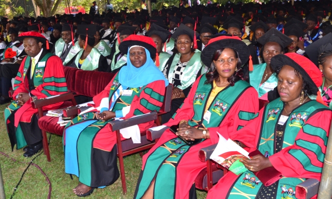 PhD Graduands on Day3 of the 65th Graduation Ceremony, 23rd January 2015, Freedom Square, Makerere University, Kampala Uganda