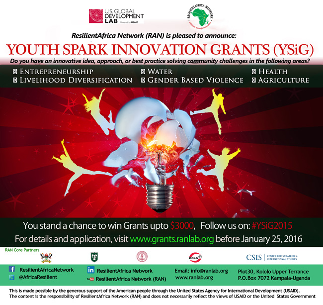 Youth Spark Innovation Grants (YSiG)