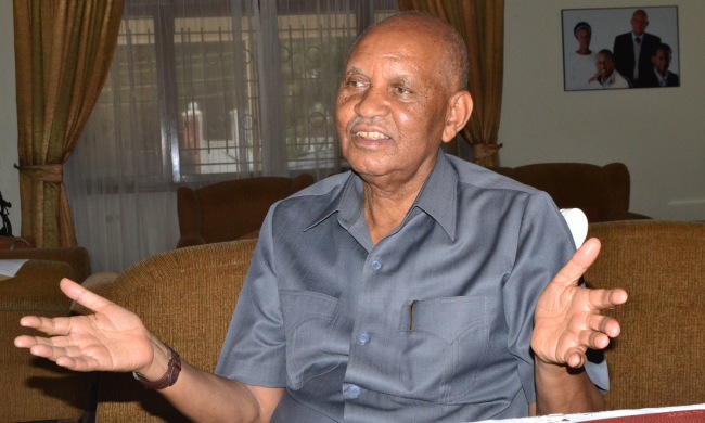 Prof. George Mondo Kagonyera, Chancellor of Makerere University (2007-2015) during the Interview on his two terms