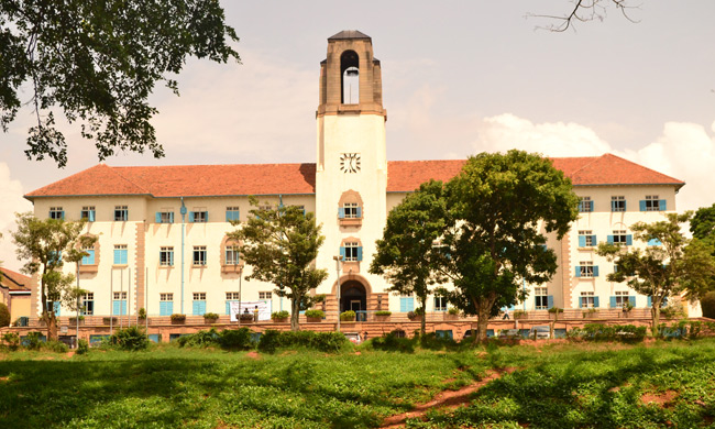 Makerere University, Main Building. Photo taken on  12th June 2015.