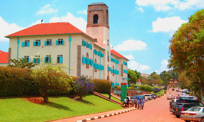 Makerere University Main Administration Building.