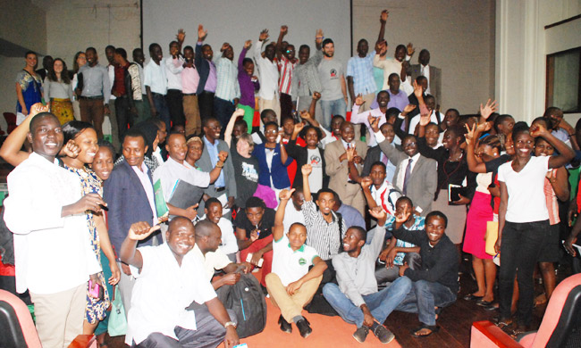 Some of the participants of 5th International Scientific Meeting held in the Makerere University Main Hall