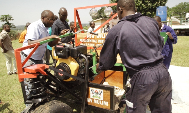 Engineering Innovation - Launch of the low-cost multipurpose tractor-MV Mulimi, MUARIK, CAES, 31st December 2015