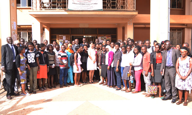 A group photo of MasterCard Foundation Scholarship Cohort Two Scholars for Academic Year 2015/16