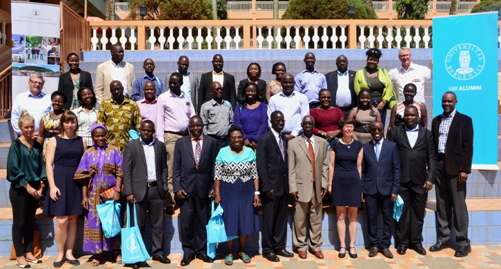 University of Bergen Alumni together with some of the delegates posing for a group photo.