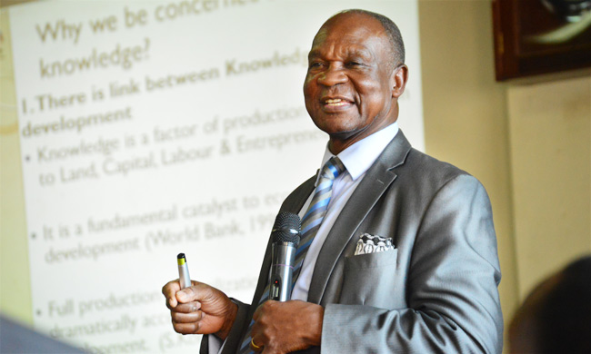 Hon. Dr. Wilberforce Kisamba Mugerwa, Chairperson National Planning Authority delivered the key note address.