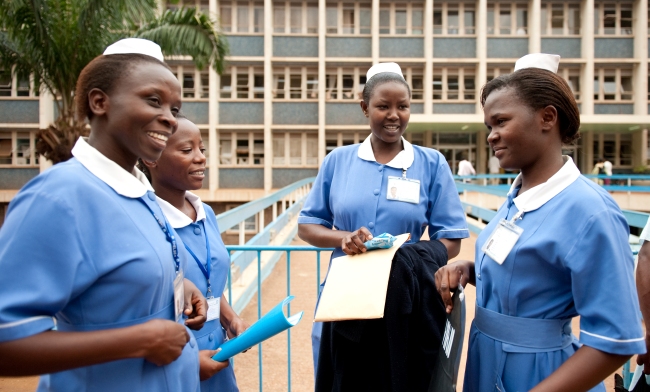 Nurses at the New Mulago Hospital Complex. Mak-Sida Bilateral Programme under Project 344 is offering 2 Masters Degree Scholarships in Midwifery and Women’s Health tenable at the College of Health Sciences for staff from Gulu and Lira Universities starting Academic year 2017/2018