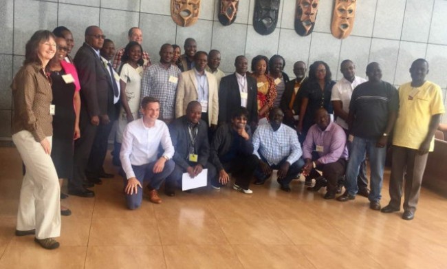 The next generation of African academic leaders: Participants of the training pose for a photo Image:RUFORUM