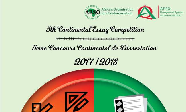 The African Regional Standards Organisation (ARSO) 5th University Essay Competition 2017/2018