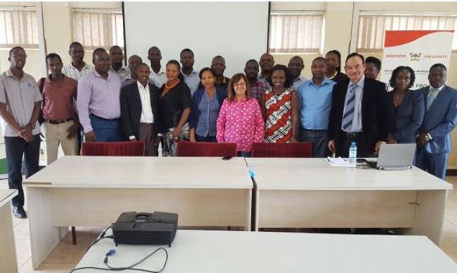 Cisco Networking Academy partners who attended the 2-day workshop for managers and instructors on 25th January 2018, CoCIS, Makerere University, Kampala Uganda