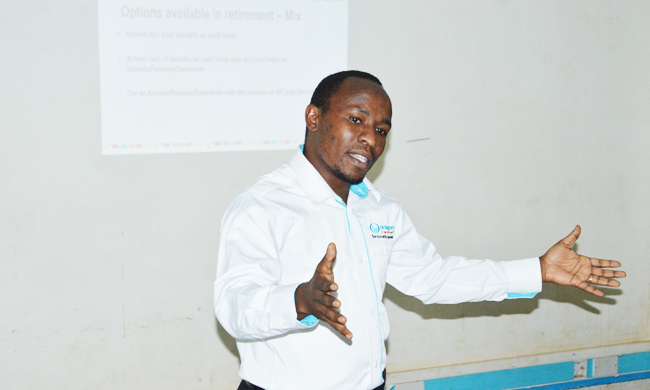 Mr. Joseph Njuguna from Octagon Uganda Limited was among the facilitators.