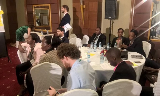 The RAN Team that took part in the Practitioner Lab Climate Finance Uganda, 19th June 2018, Sheraton Hotel, Kampala Uganda