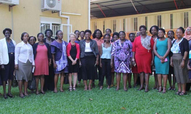 Some of the Women Leaders in Science and Innovation who took part in the engagement hosted on 16th July 2018 at the RAN Offices, Upper Kololo Terrace, MakSPH, Makerere University, Kampala Uganda