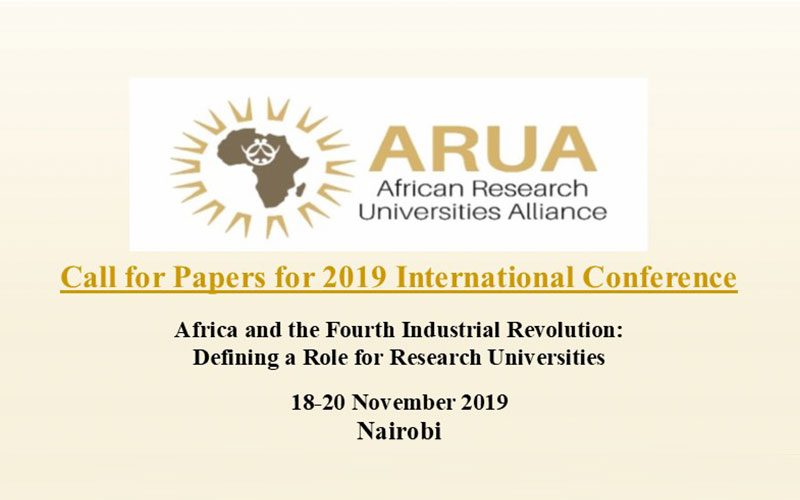 Call for Papers for 2019 International Conference - Africa Research Universities Alliance (ARUA)