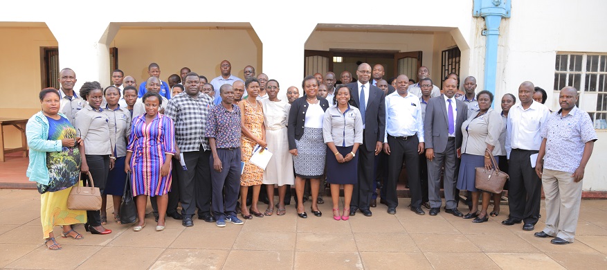 Participants during the pre-retirement training organized by the Makerere University Retirement Benefits Scheme (MURBS) on Thursday 28th February 2019, in the Makerere University Main Hall