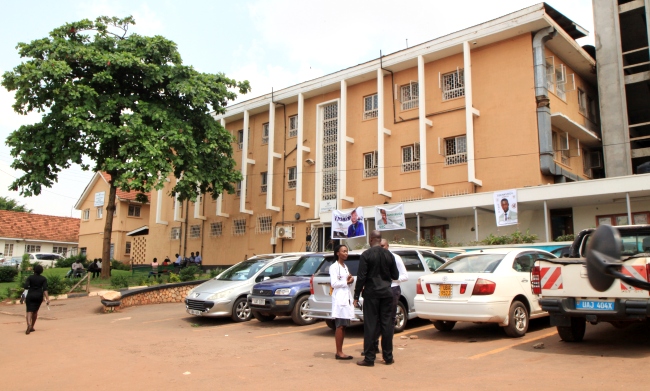 L-R: The Departments of Family Medicine (School of Medicine) and Human Anatomy (School of Biomedical Sciences) Buildings, College of Health Sciences (CHS), Mulago, Makerere University, Kampala Uganda