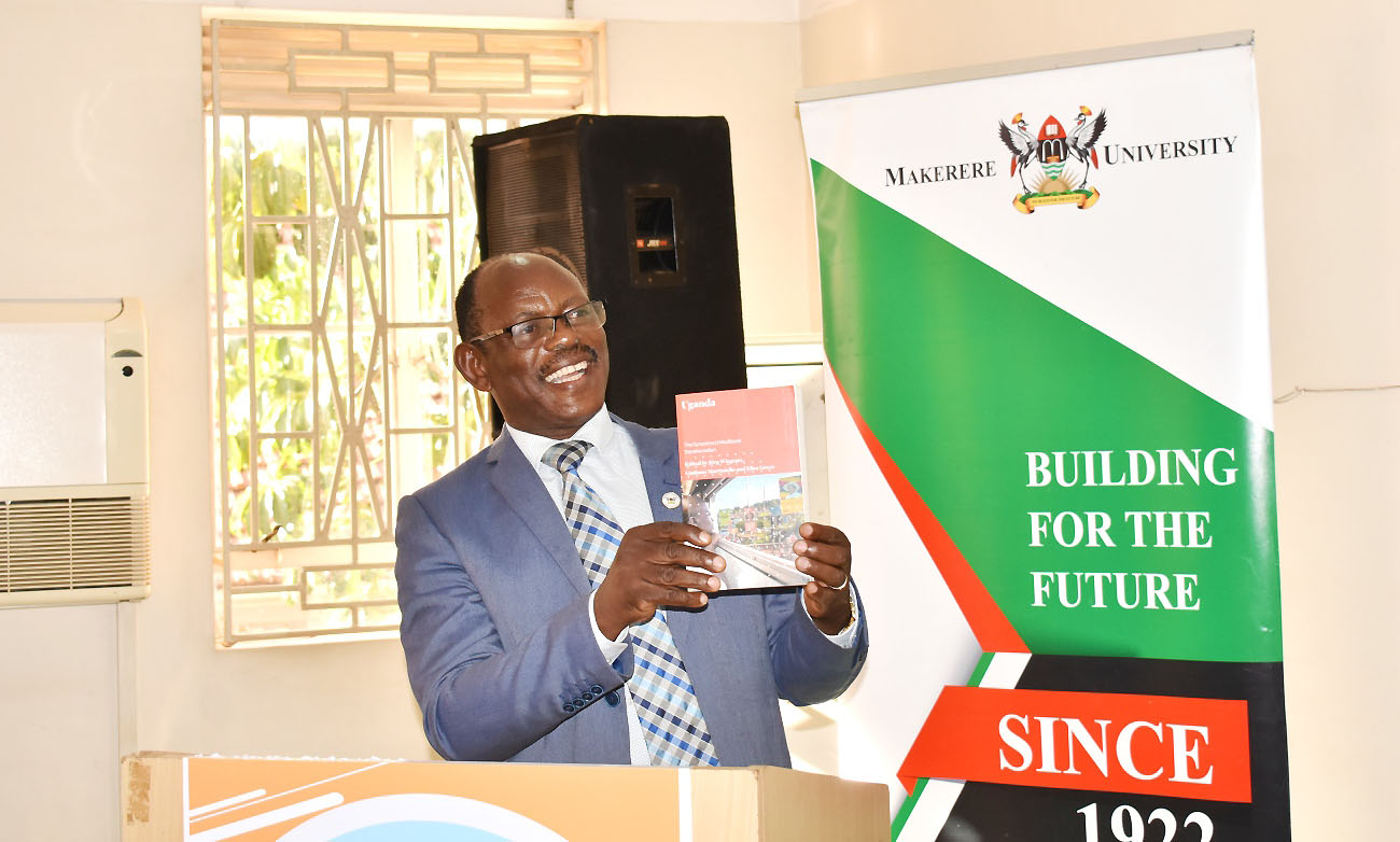 The Vice Chancellor, Prof. Barnabas Nawangwe launches the “Uganda: The Dynamics of Neoliberal Transformation” book on 15th April 2019, School of Women and Gender Studies, CHUSS, Makerere University, Kampala Uganda