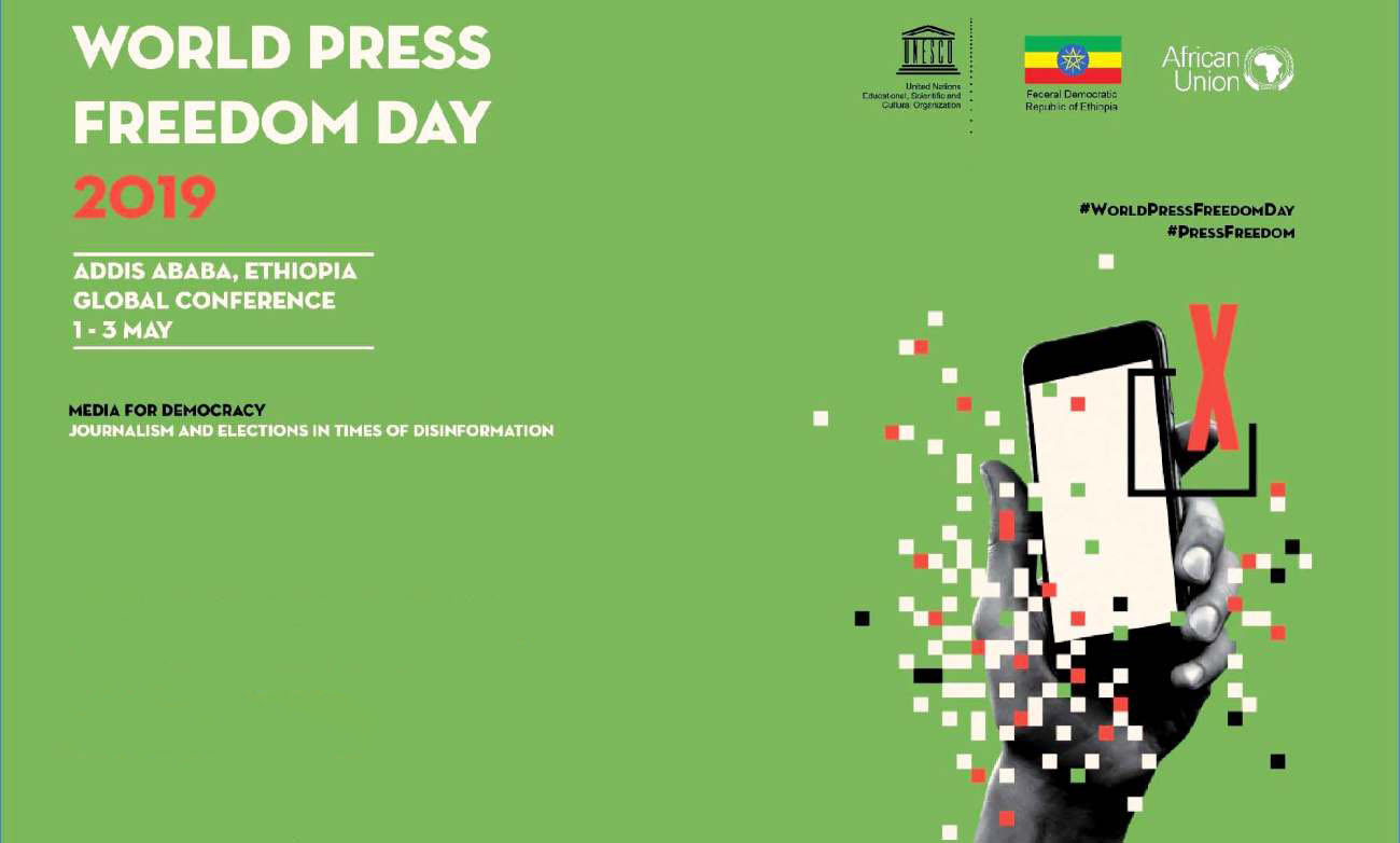 UNESCO 2019 World Press Freedom day academic conference, 1st to 3rd May 2019, Addis Ababa, Ethiopia. Image:UNESCO