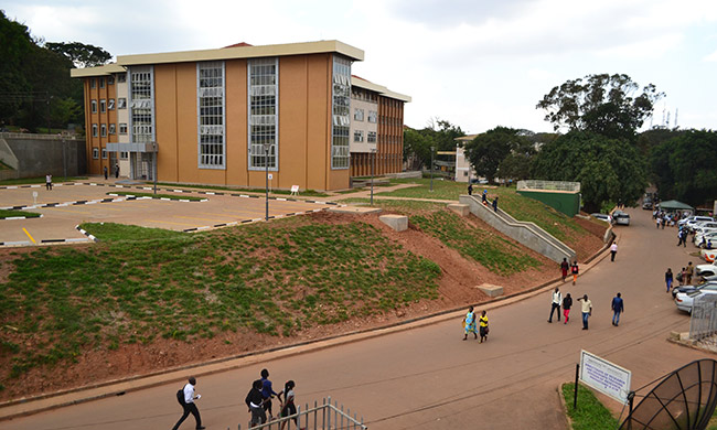 A view of Lincoln Close and Central Teaching Facility 1