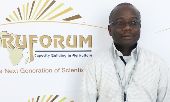 Prof. Achille Ephrem Assogbadjo at the 13th RUFORUM Annual General Meeting in 2017 in Lilongwe, Malawi
