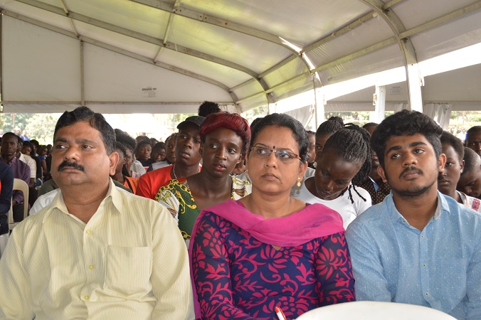 Mr. Sai Charan, escorted by his parents the the Freshers Orientation Meeting held on 5th August 2019. Mr. Charan will be pursuing a Bachelors Degree of Medicine and Dental Surgery.