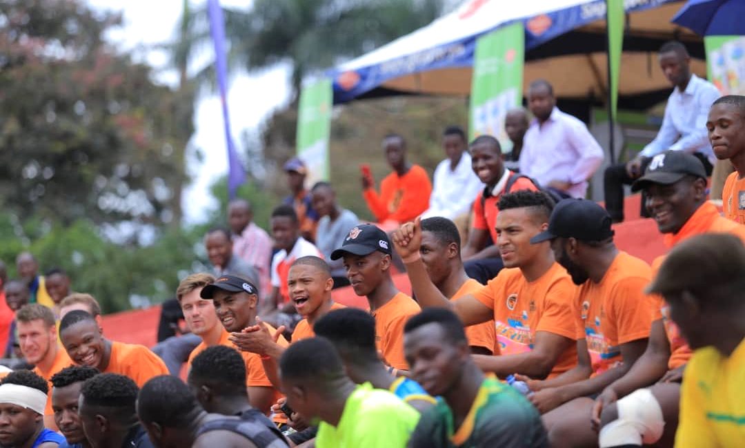 Some of the participating teams in the First FASU Kings of Africa Rugby Sevens, 19th October 2019, Impis Rugby Grounds (The Graveyard), Makerere University, Kampala Uganda