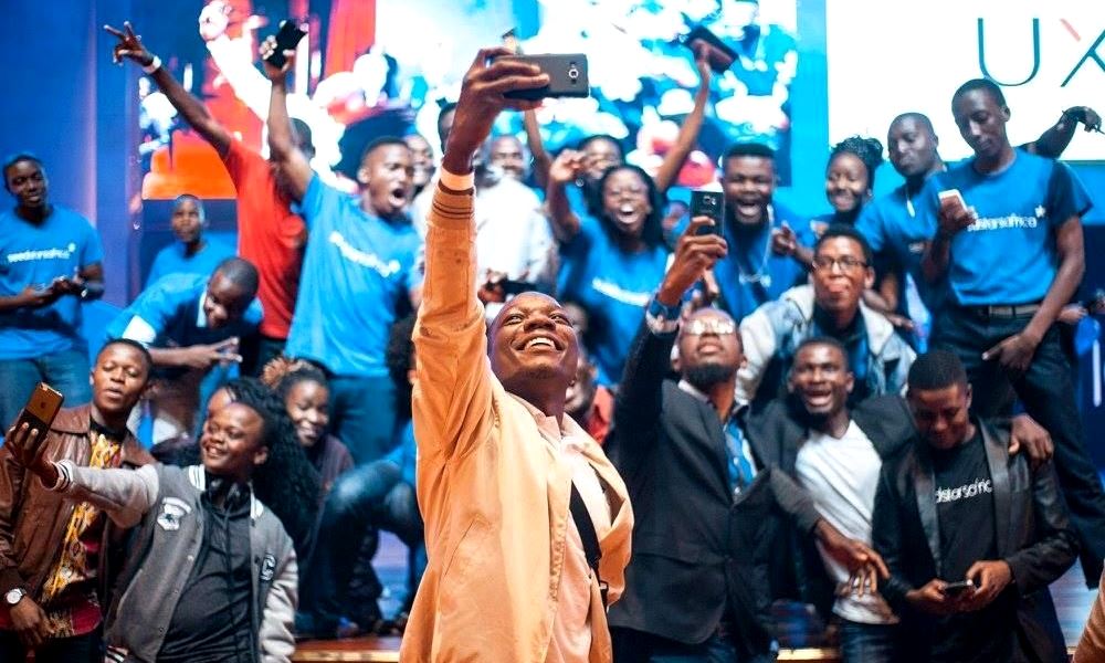 A participant takes a selfie at a past Seedstars Summit Africa. The 5th Seedstars Summit Africa will be held in Johannesburg, South Africa on December 3rd to 5th in partnership with Microsoft. Photo credit: Seedstars
