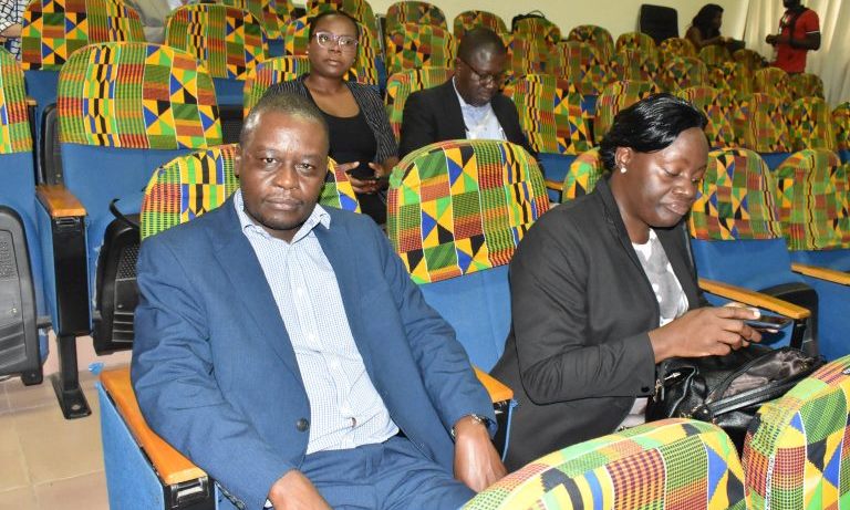The Dean, School of Food Technology, Nutrition and Bio Engineering Dr. Abel Atukwase (Left) attended the Vice Chancellors' Forum held as part of the 15th RUFORUM AGM, 2nd – 6th December 2019, University of Cape Coast (UCC), Ghana.