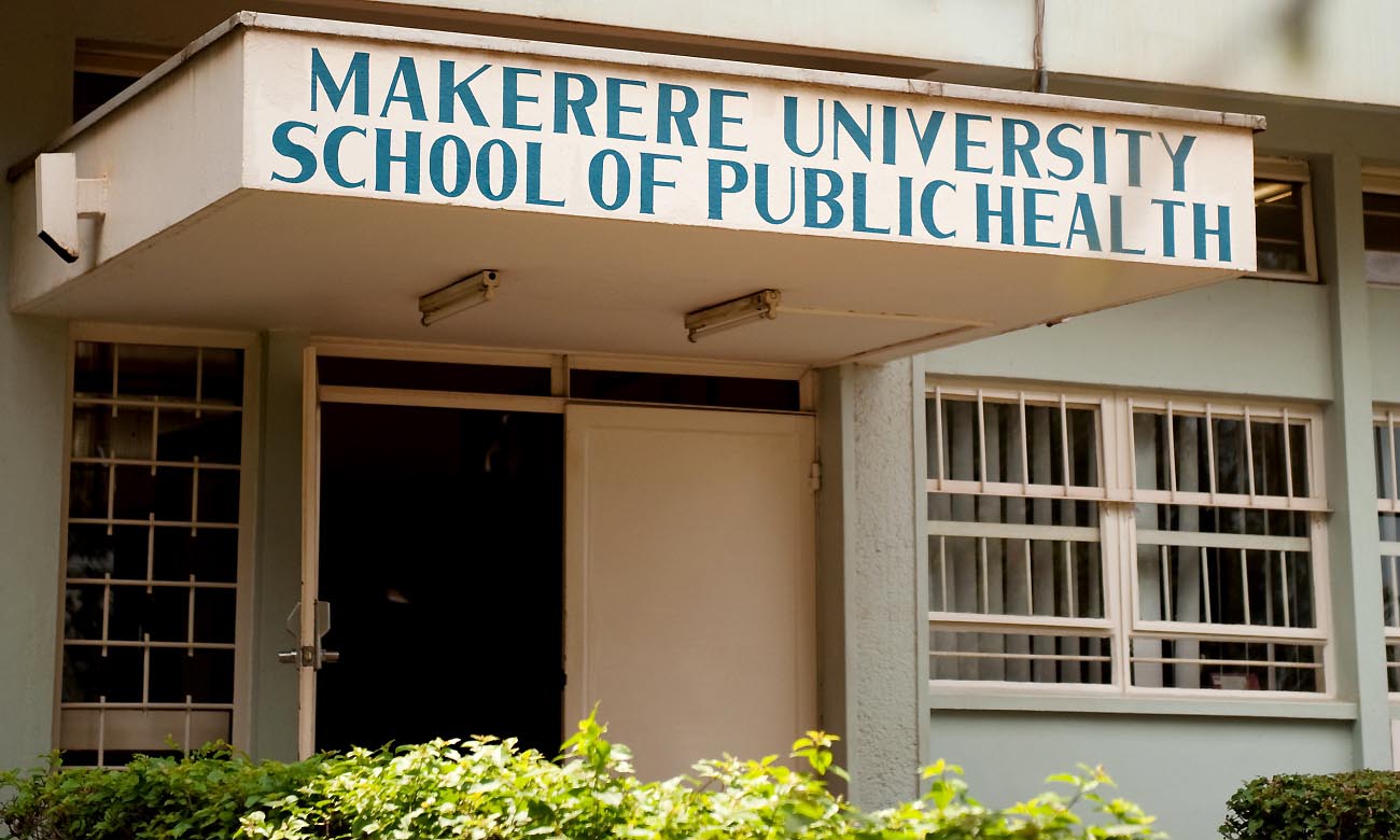 The Main Entrance of the Makerere University School of Public Health (MakSPH), College of Health Sciences (CHS), Mulago Hospital Complex, Kampala Uganda.