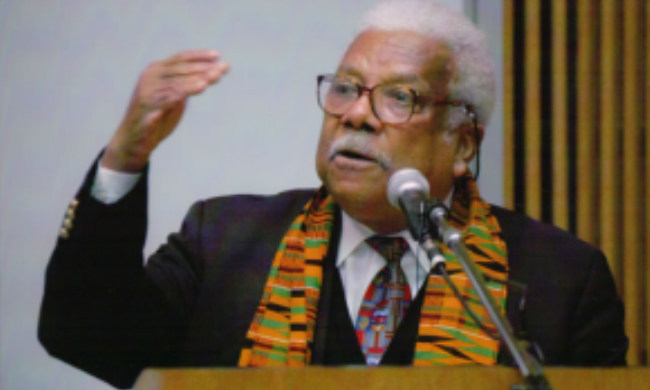 Prof. Ali Al'amin Mazrui,1933-2014. The first African Professor in Arts and Sciences in East Africa, Makerere University, Kampala Uganda. Photo credit:MISR