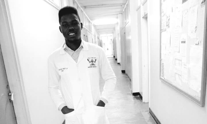 The late Emmanuel Tegu, Bachelor of Animal Production Technology, Year 3, College of Veterinary Medicine, Animal Resources and Biosecurity (CoVAB), Makerere University, Kampala Uganda. Courtesy Photo