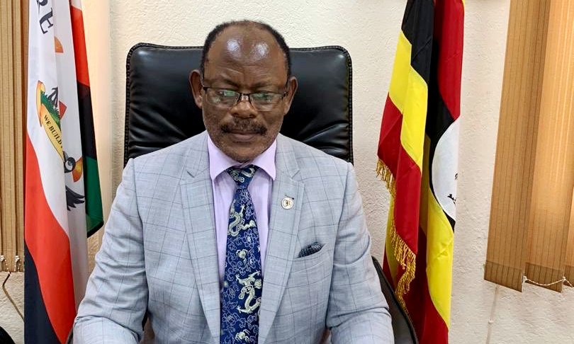 The Vice Chancellor, Prof. Barnabas Nawangwe during the meeting of Vice Chancellors/Rectors/Presidents of leading global universities with the UN Secretary General on 9th July 2020.