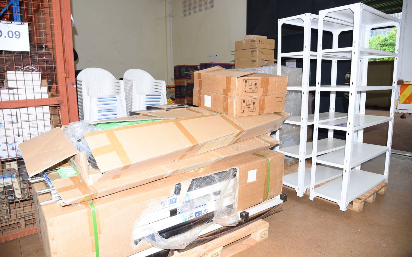 Some of the furniture handed over by IDI Makerere University to the MAT Centre, Butabika National Referral Mental Hospital, Luzira, Kampala Uganda.
