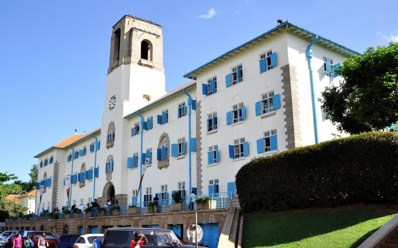 The Main Building, Makerere University, Kampala Uganda.