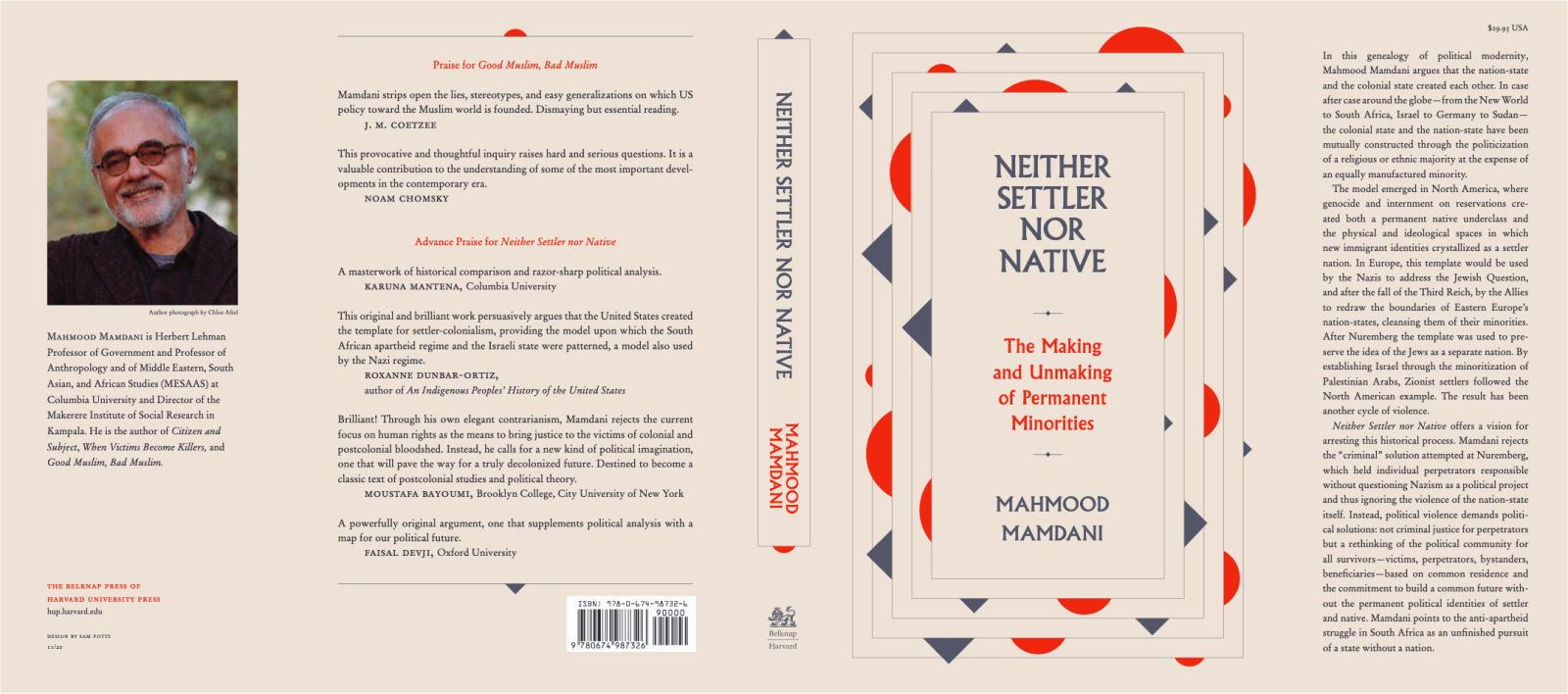 Neither Settler nor Native: The Making and Unmaking of Permanent Minorities by Mahmood Mamdani.