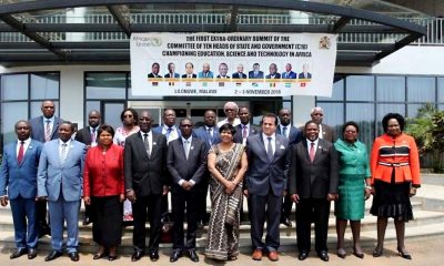 Delegates that took part in the First Extra-Ordinary Summit of the African Union Committee of 10 Heads of State and Government (C10) held in Lilongwe, Malawi, 2nd-3rd November 2018. Photo credit: RUFORUM