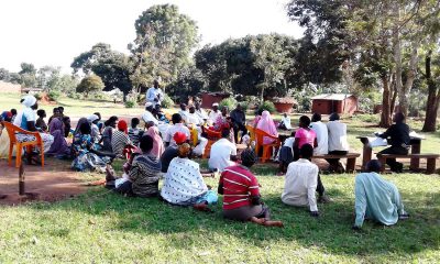 Members of the community in Eastern Uganda take part in one of the engagements on vaccine safety with researchers from the Makerere University Centre for Health and Population research (MUCHAP) on 13th September 2019.