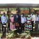 Partners from CoNAS, NaLIRRI, MAAIF, KYU and Dr. Ambrosoli Memorial Hospital that took part in the launch of the Mak-RIF funded Bee-Nutri-Medicine Project at NaLIRRI, Nakyesasa Wakiso District on 28th October 2020.