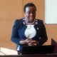 WOLEP Principal Investigator-Dr. Florence Nakamanya at the Research Dissemination event for findings of factors affecting the advancement of incumbent and aspiring female leaders in Ugandan Higher Education Institutions, 5th November 2020, CTF1, Makerere University, Kampala Uganda.