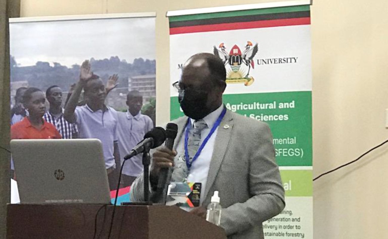 The Vice Chancellor-Prof. Barnabas Nawangwe presides over the opening ceremony of the 1st International Conference on Geographical Science for Resilient Communities, Ecosystems and Livelihoods under global Environmental Change (GORILLA), 3rd-5th December 2020, Kampala Uganda.